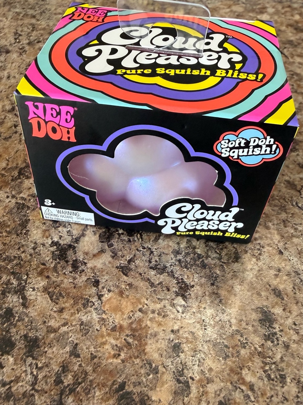 Cloud Pleaser Soft Squish Toy - Iridescent White